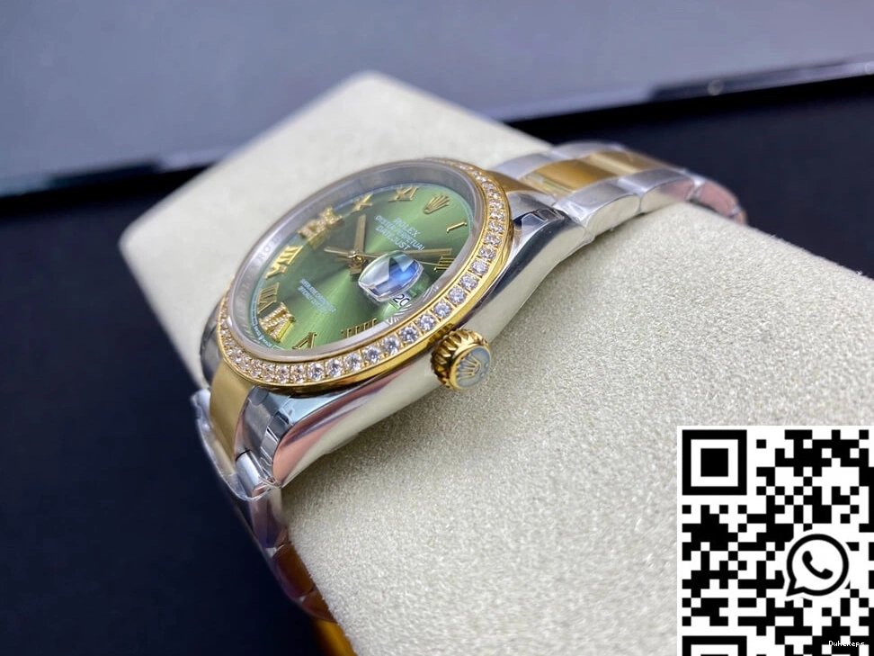 Factory Diamond-set Rolex Datejust M126283RBR-0012 EW Bezel 0714